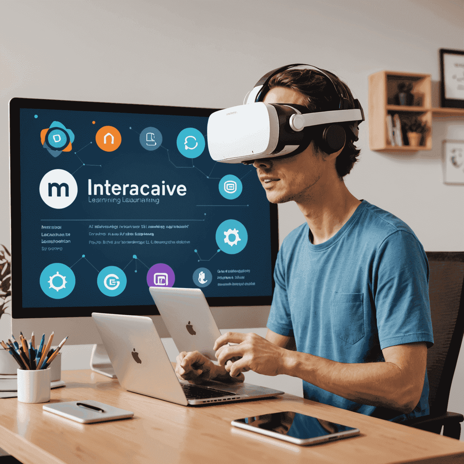 InteractiveLearningPlatforms logosu - Eğitim teknolojileri ve VR/AR öğrenme platformu